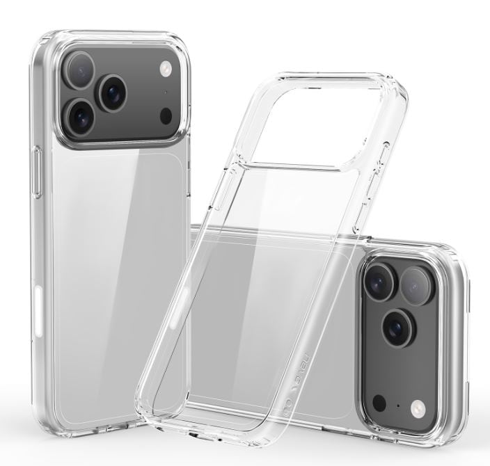 Nevox StyleShell SHOCKFlex – skal till iPhone 17 Pro, transparent