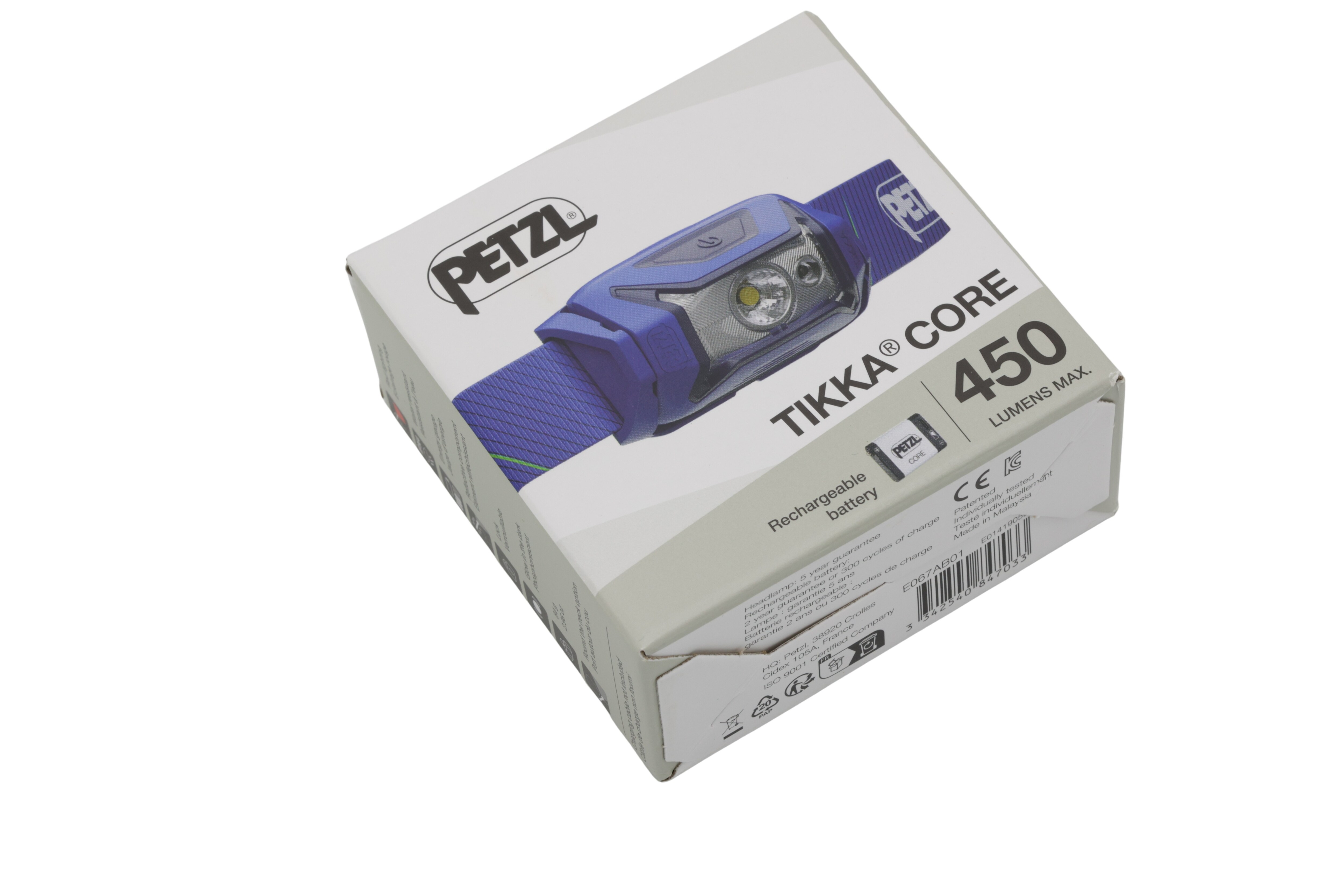 Petzl E067AB01 Tikka Core pannlampa
