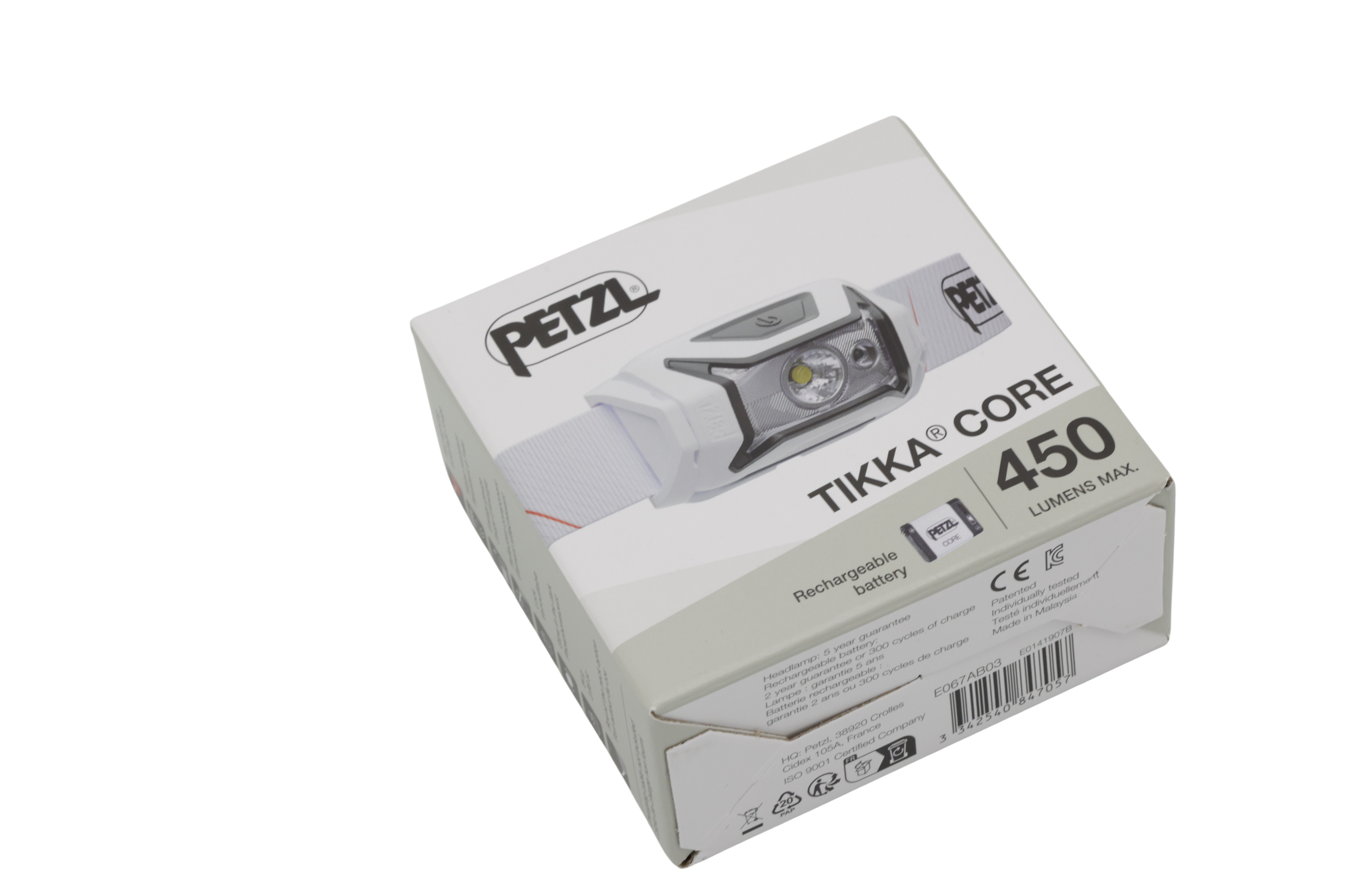 Petzl E067AB03 Tikka Core pannlampa