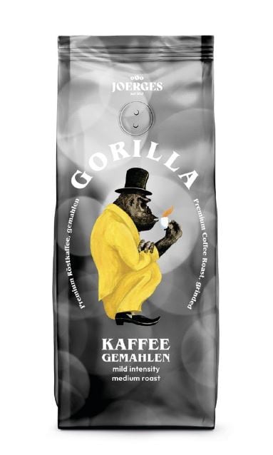Gorilla Kaffee, malet, 500 g