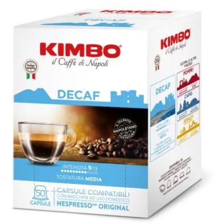 Kimbo Decaf – Kapslar för Nespresso-system, 50 st (5,4 g)