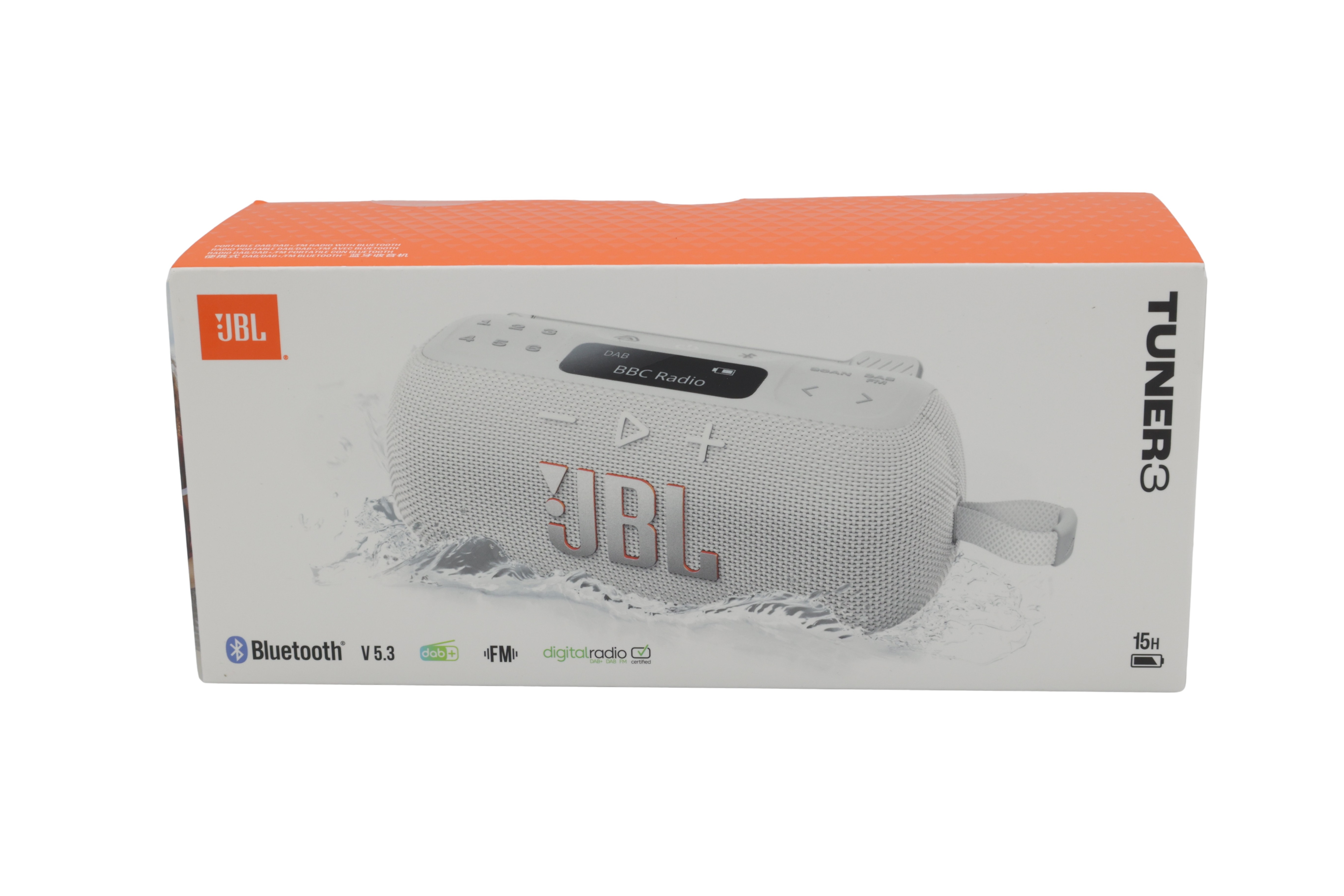 JBL Tuner 3 bärbar DAB/UKW-radio med Bluetooth, IP68