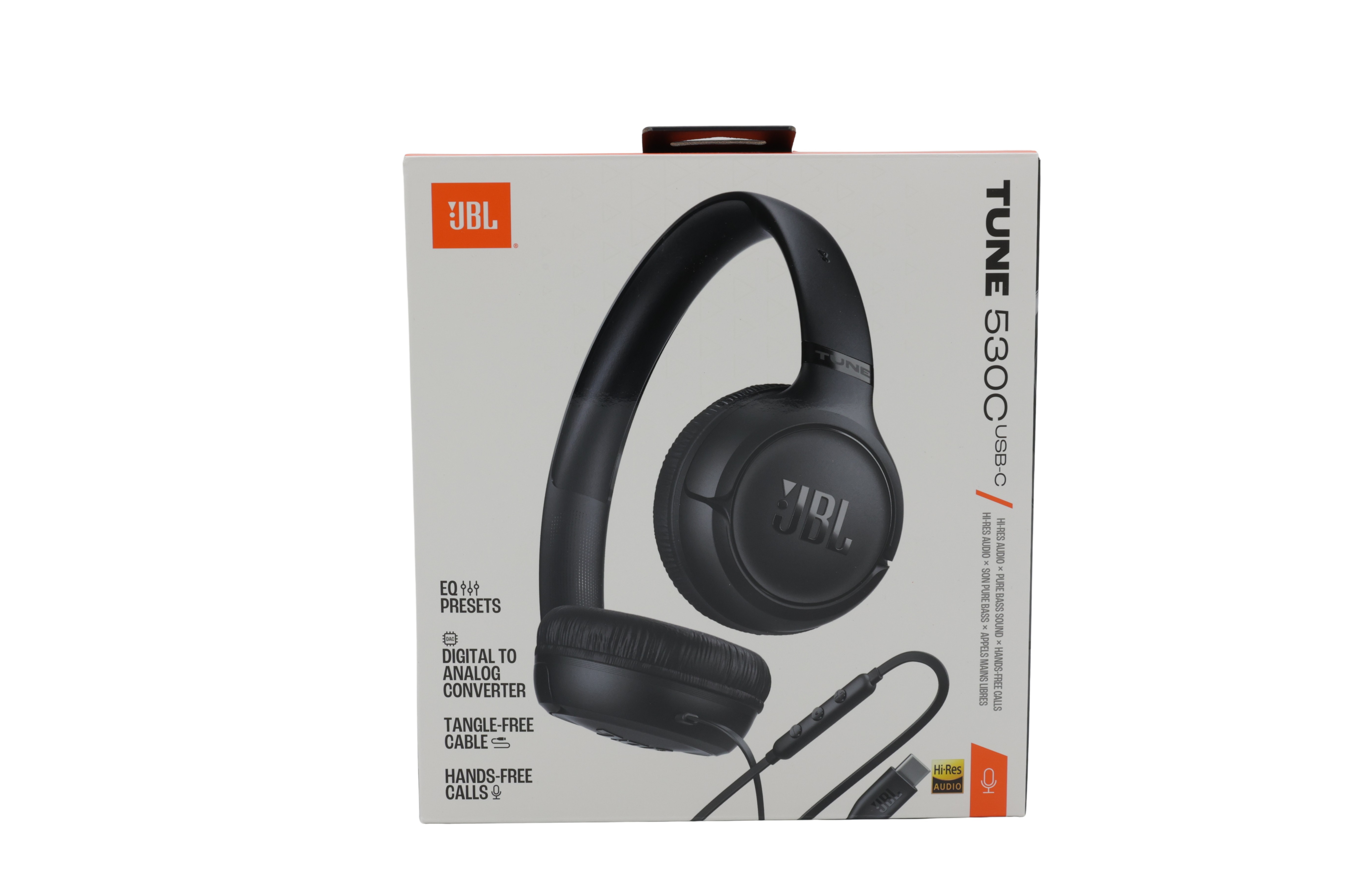 JBL Tune 530 C hörlurar, svart