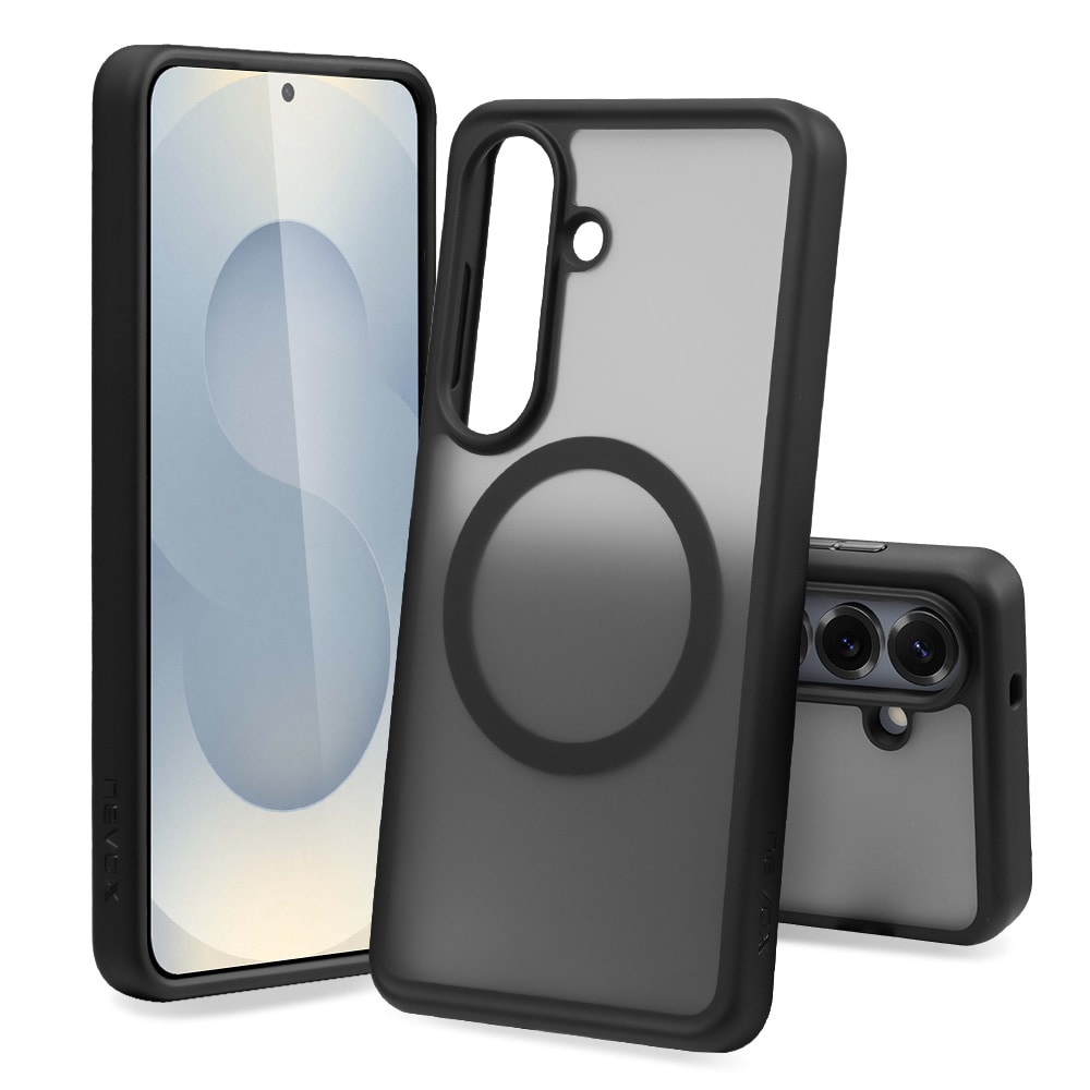 Nevox StyleShell Invisio – mobilskal för Samsung Galaxy S26, kompatibelt med MagSafe, svart