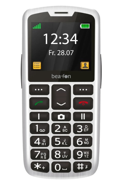 Beafon SL260 LTE – 4G Silver Line, mobiltelefon med stora knappar