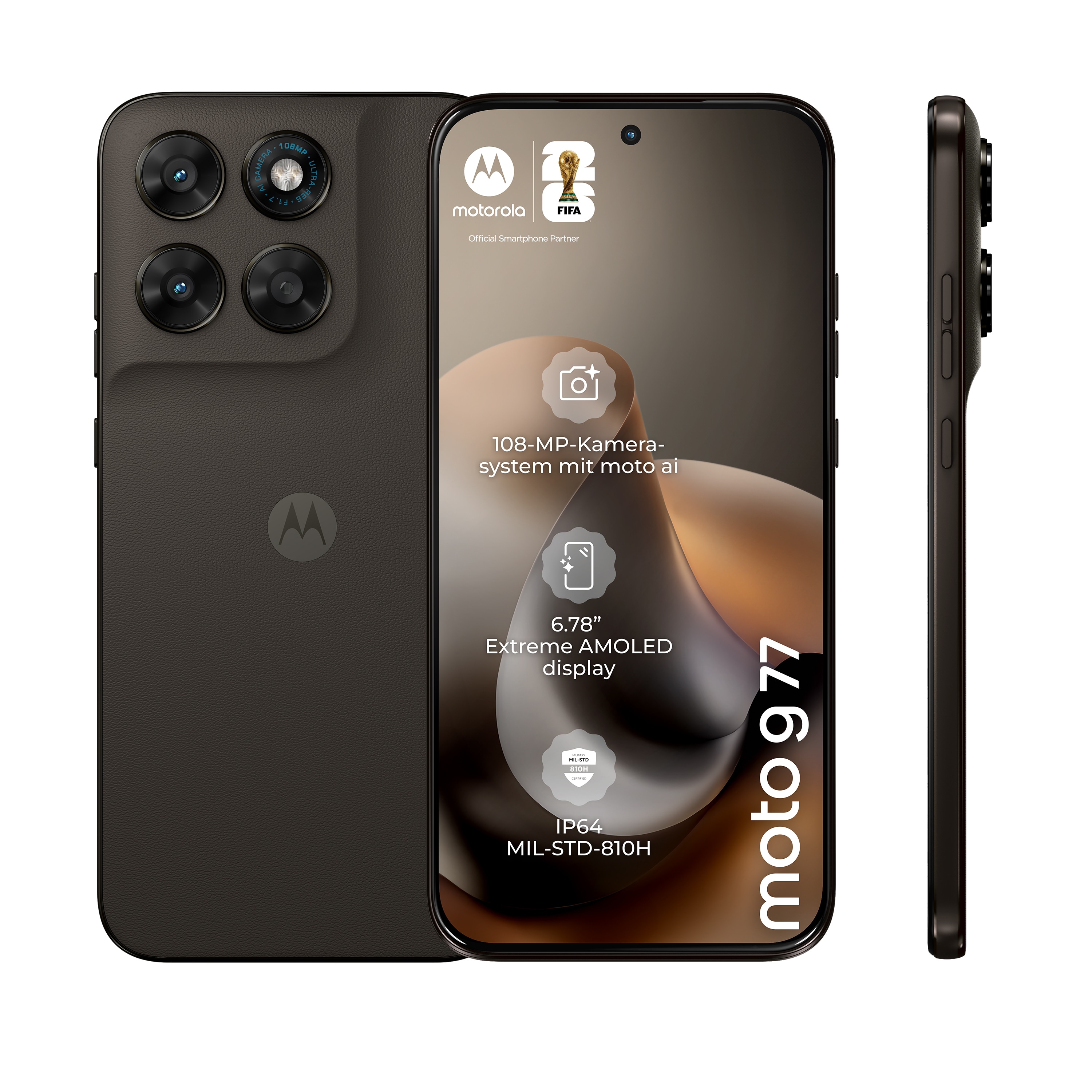 Motorola Moto G77 5G 256GB Black Olive