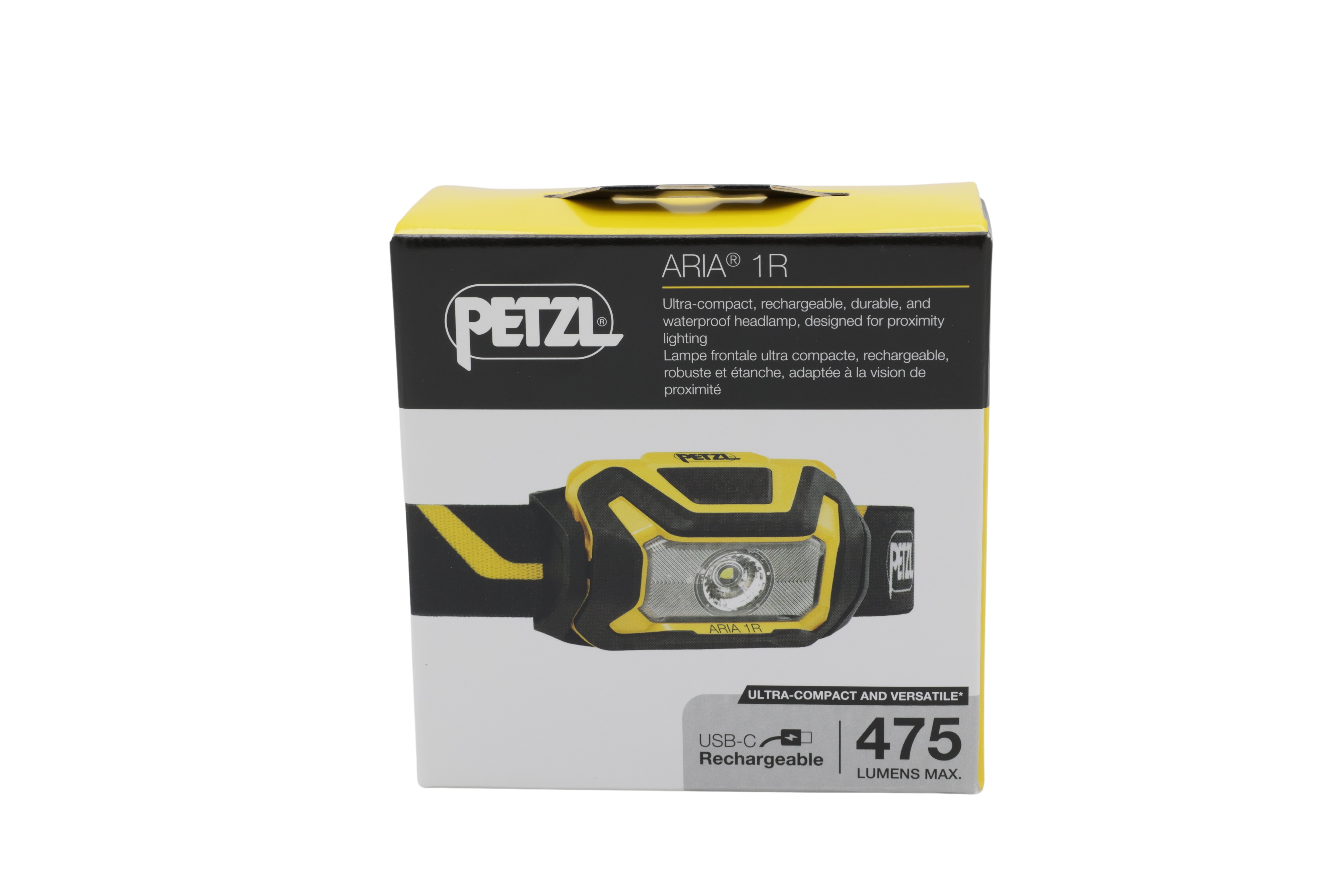 Petzl E069CB00 Pannlampa ARIA 1R svart/gul