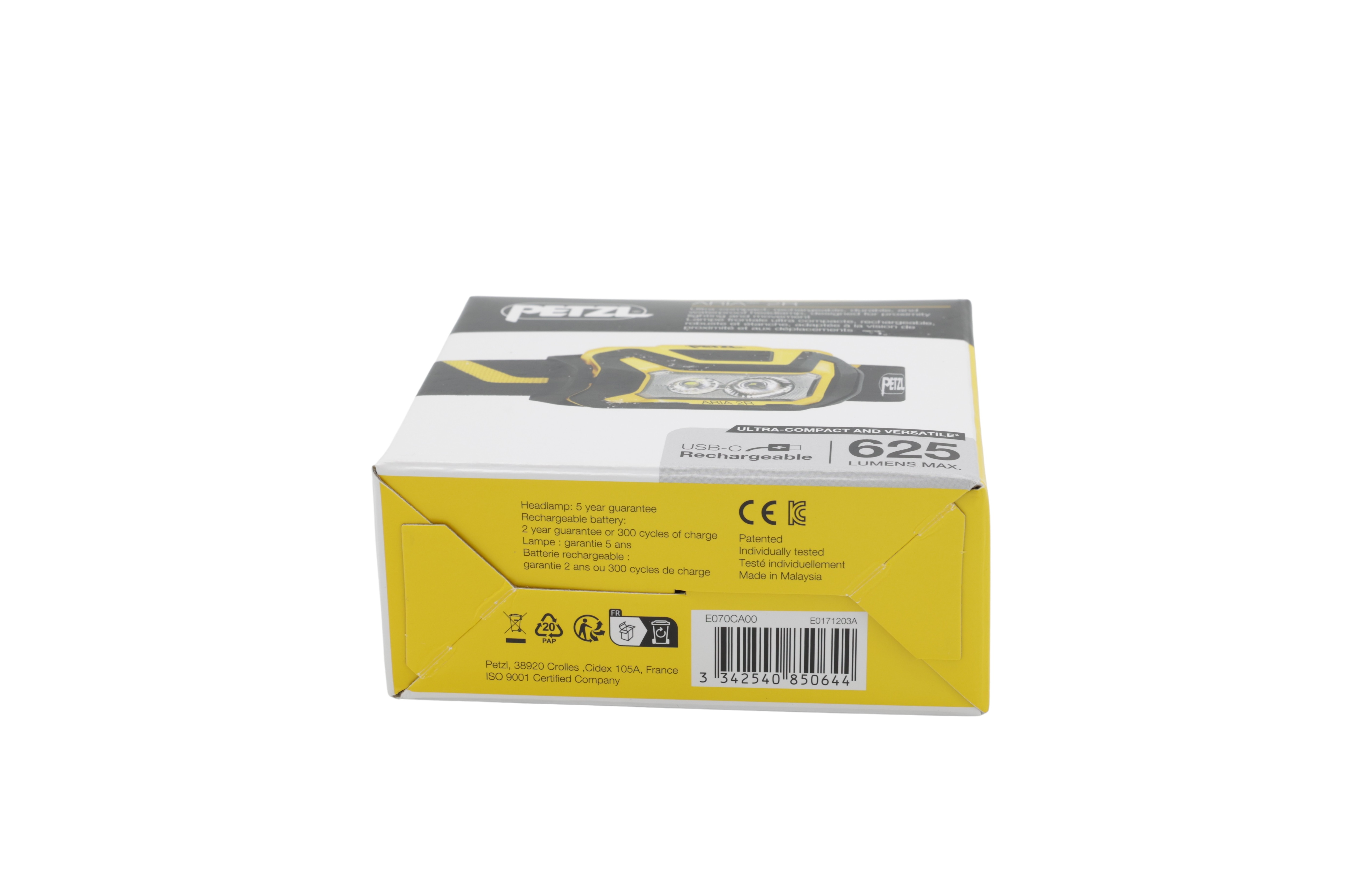 Petzl E070CA00 pannlampa ARIA 2R