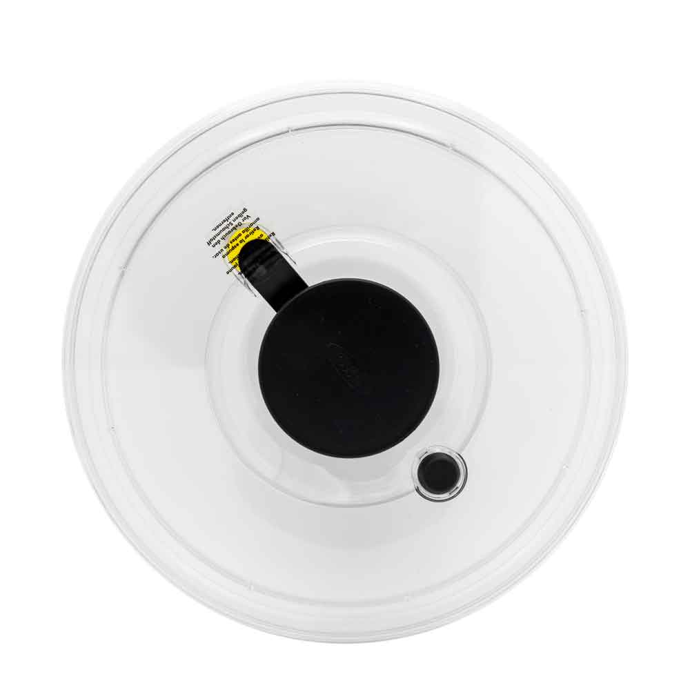 OXO 1071497 Salatcentrifuge i rustfrit stål, 24 cm, med skål