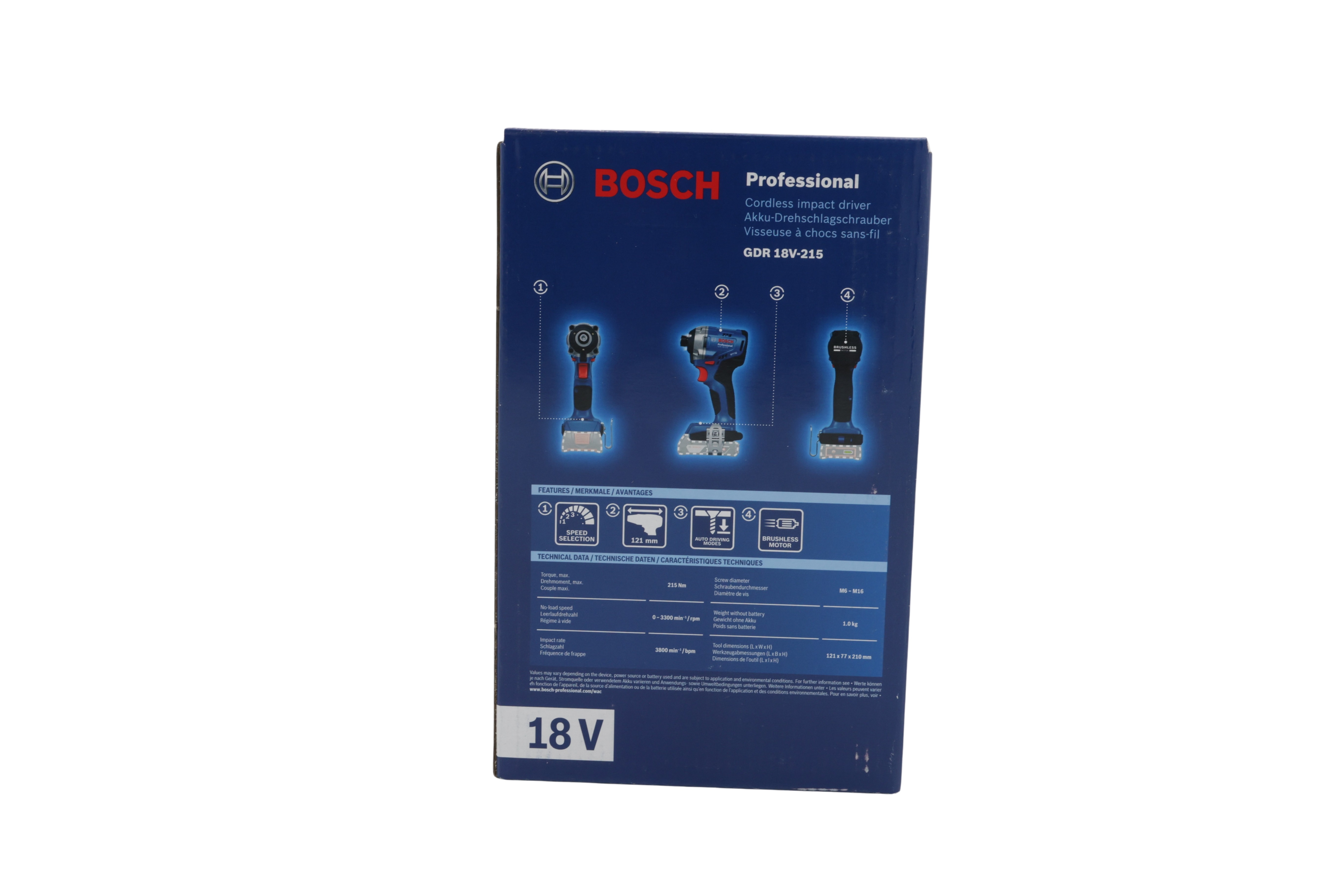 Bosch Professional 18V batteridriven slagskruvdragare GDR 18V-215