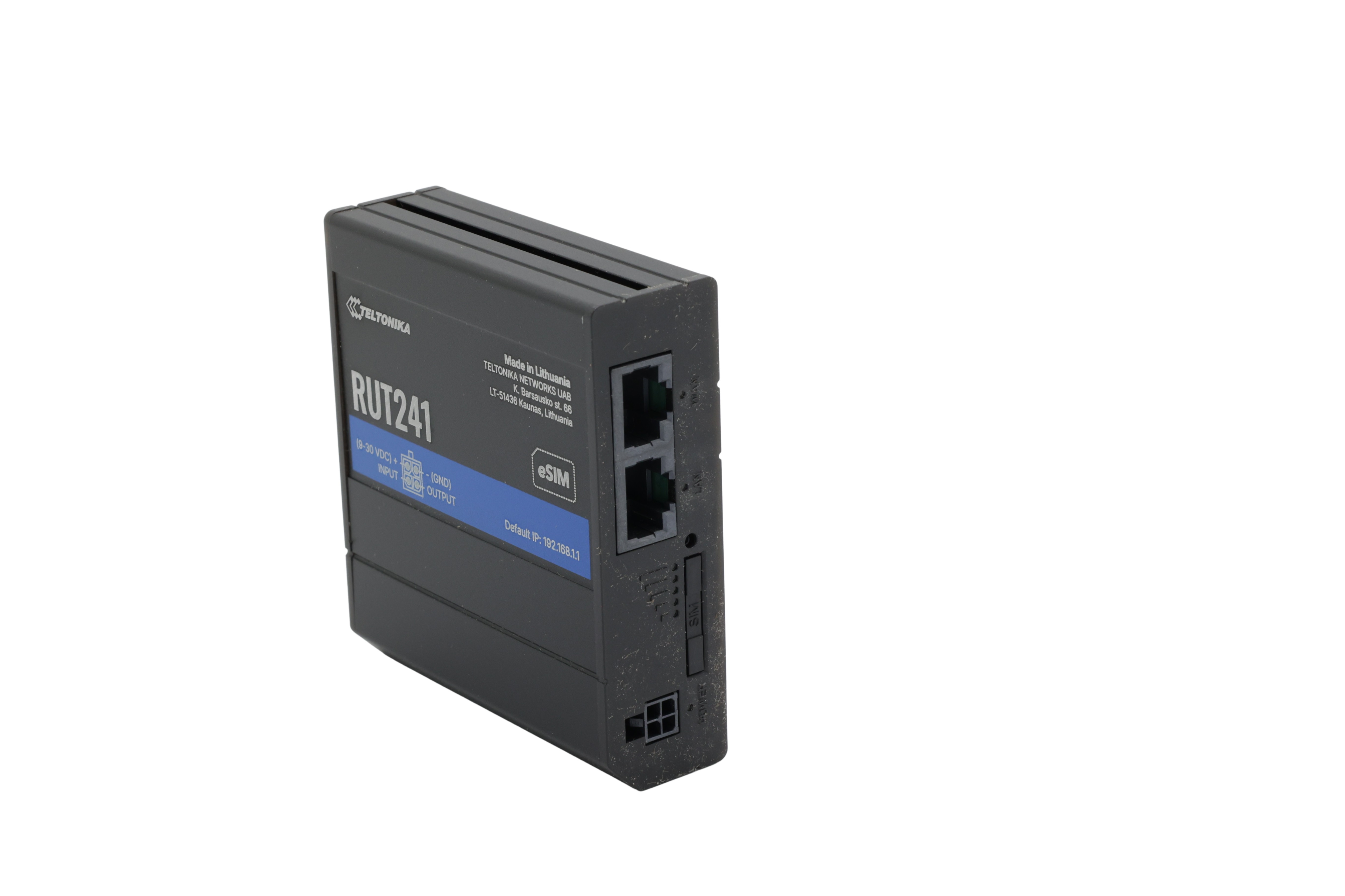 Teltonika RUT241 – kompakt LTE-router med eSIM för industri och IoT