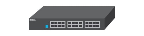 Zyxel GS1100-24ES 24-portars Gigabit unmanaged switch