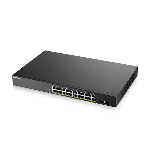 Zyxel GS1900-24HP V2 24-portars GbE L2 PoE Smart Switch