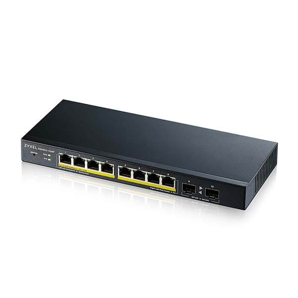 Zyxel GS1900-10HP 8-portars GbE L2 PoE Smart Switch V2