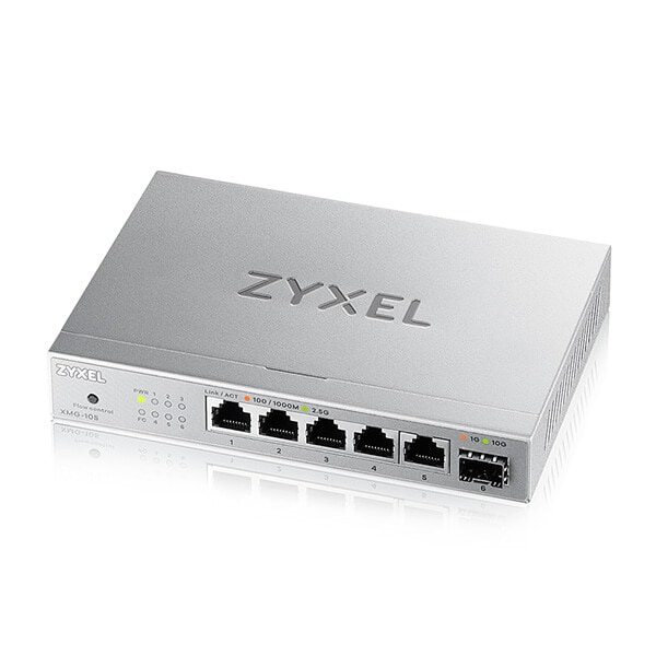 Zyxel XMG-105 5-portars 10/2,5G MultiGig-switch, ohanterad
