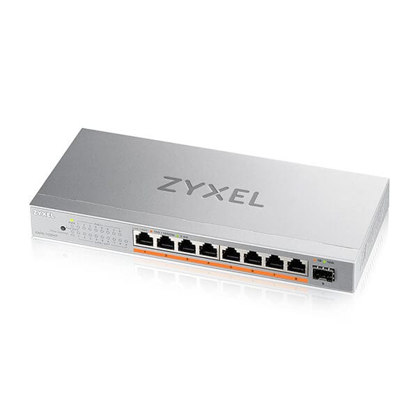 Zyxel XMG-108 8-portars 10/2,5G MultiGig PoE-switch, ohanterad