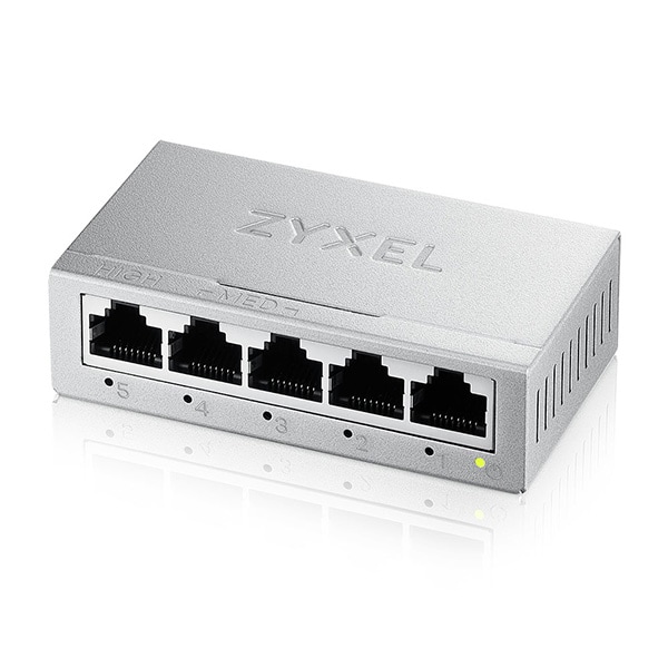 Zyxel GS-105B V5 5-portars Gigabit Ethernet skrivbordsswitch