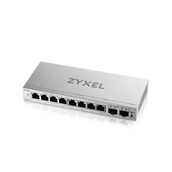 Zyxel GS1200-10V3 8-portars Gigabit-switch med 2 x SFP (webb-/smart managed)