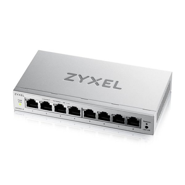 Zyxel GS1200-8V3 8-portars Gigabit webb-/smart managed-switch