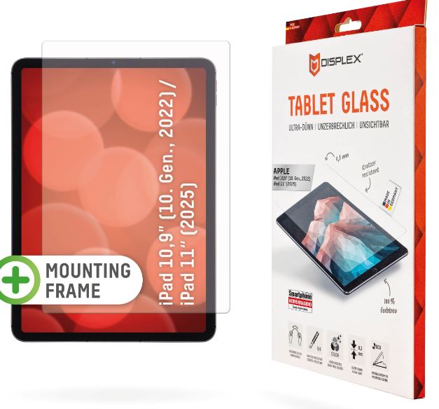 DISPLEX Tablet Glass för iPad 10,9" (10:e gen.) / 11" (2025)