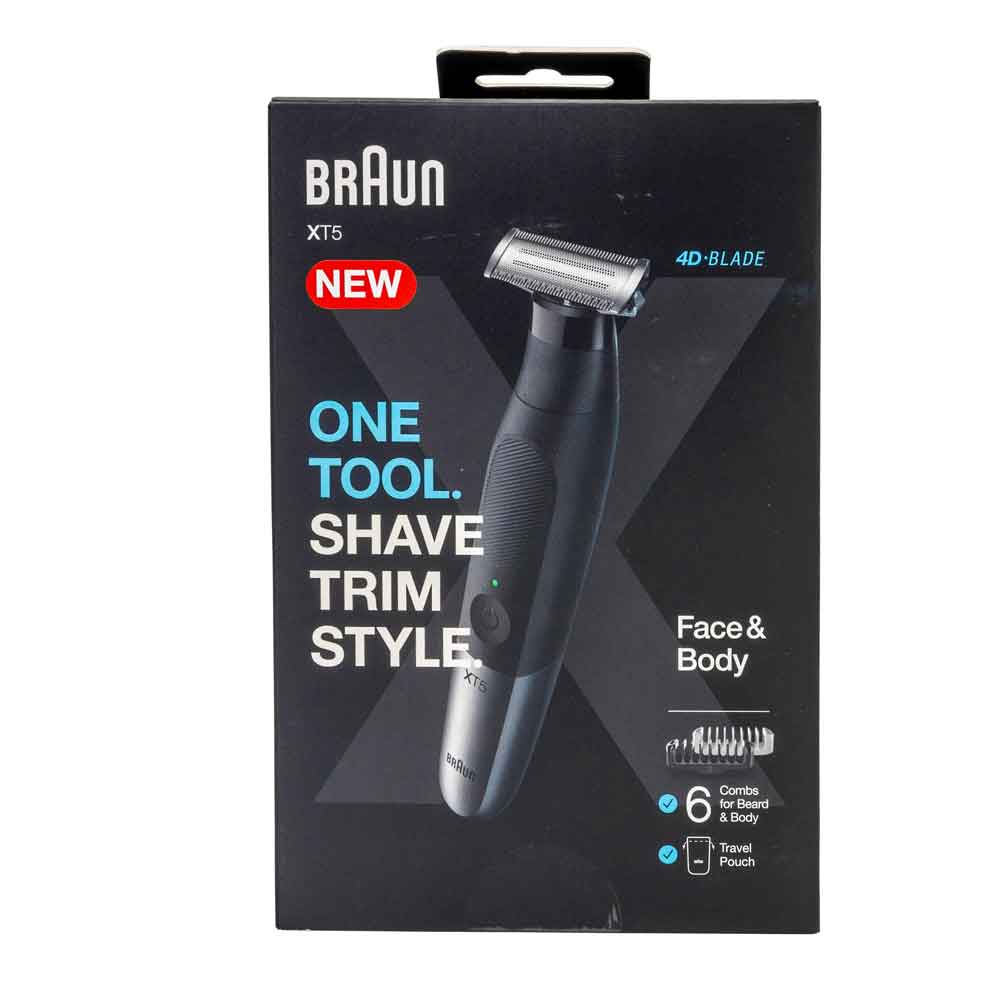 Braun XT5200 Series X allt-i-ett skäggtrimmer, bodygroomer och elrakapparat