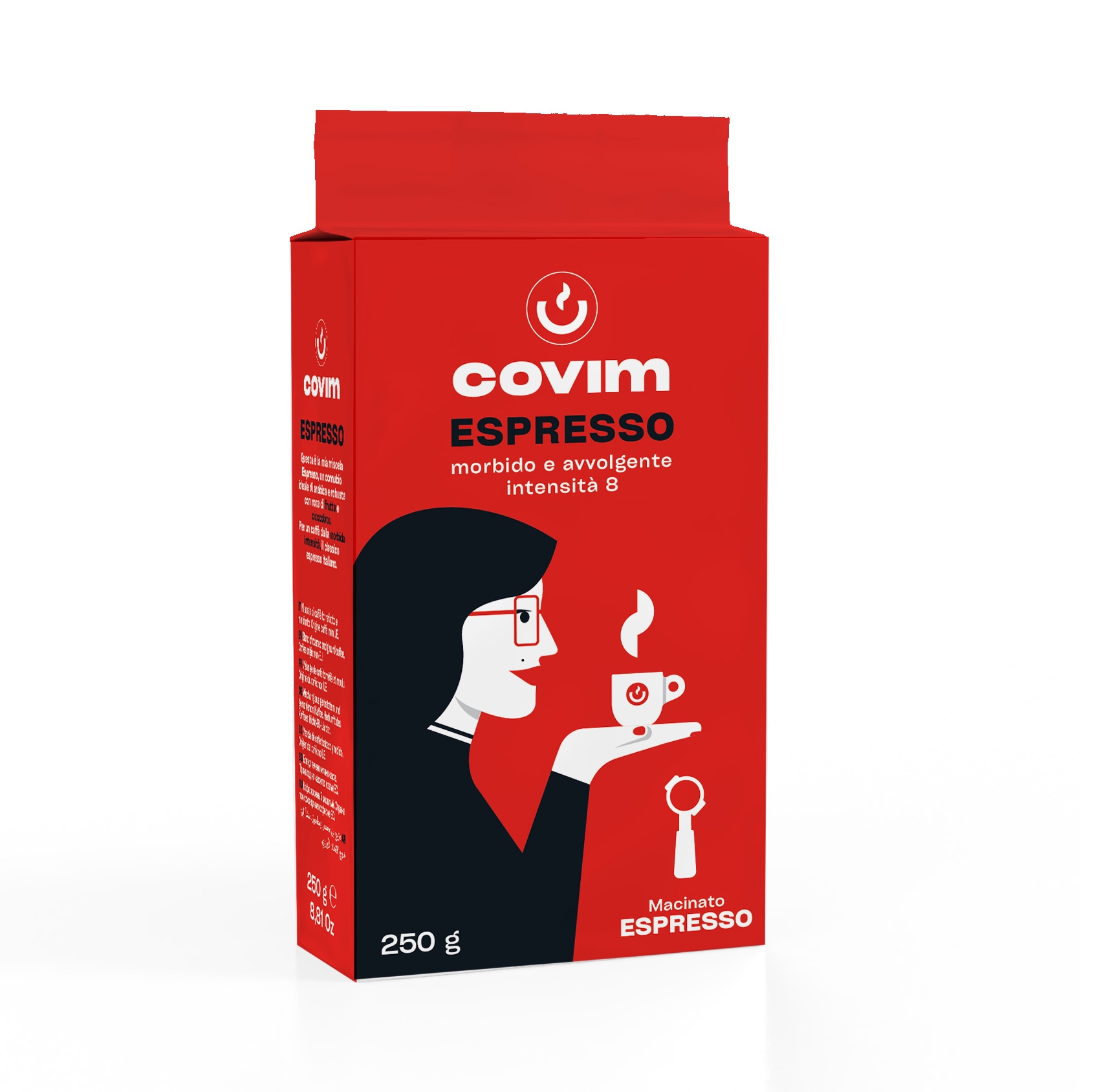 Covim Espresso Macinato 250 g, malet kaffe