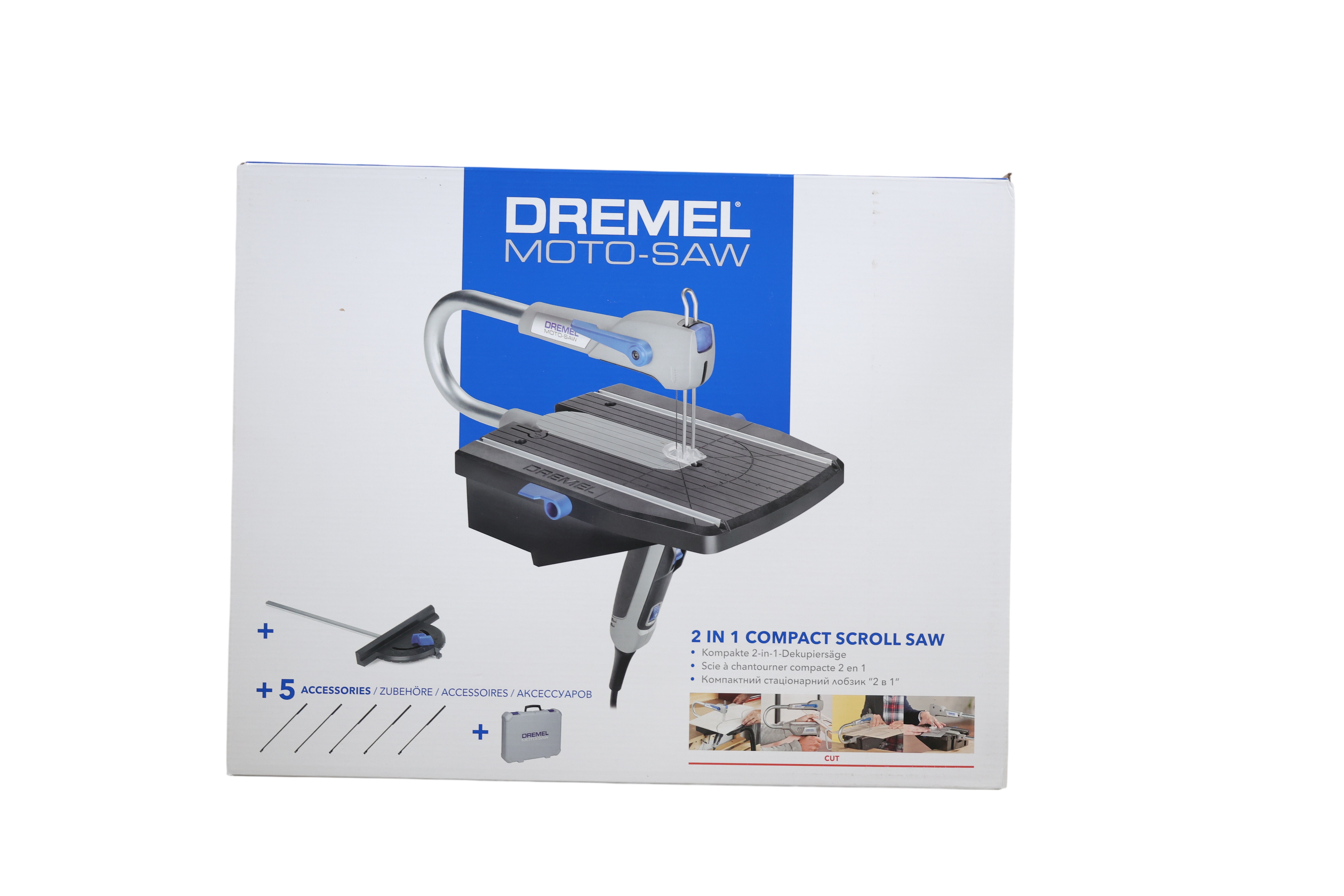 Dremel F013MS20JA dekupiersåg MS20-1/5 (5 tillbehör, 1 tillsatsverktyg, 70 W)