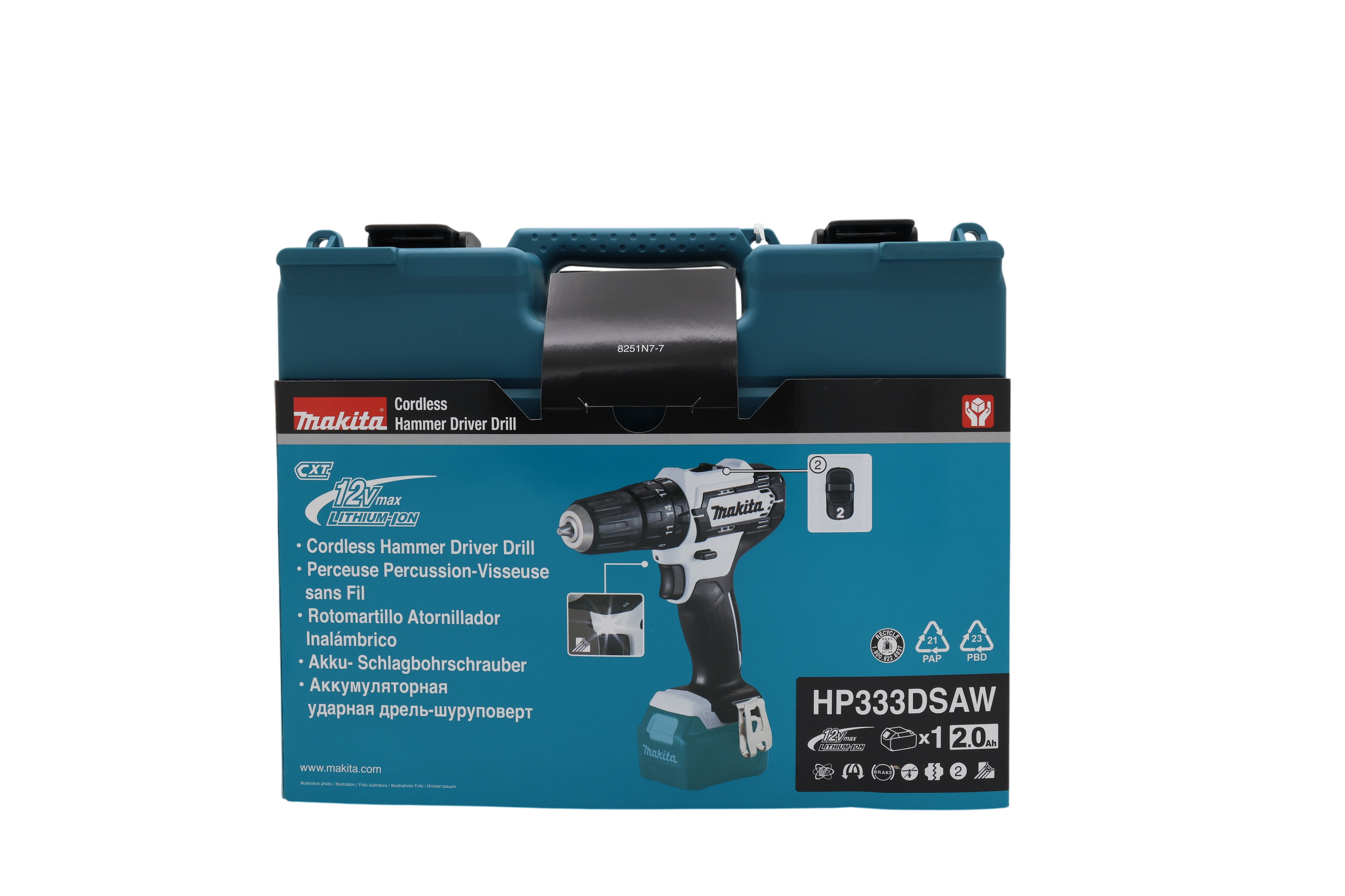 Makita HP333DSAW batteridriven slagborrskruvdragare
