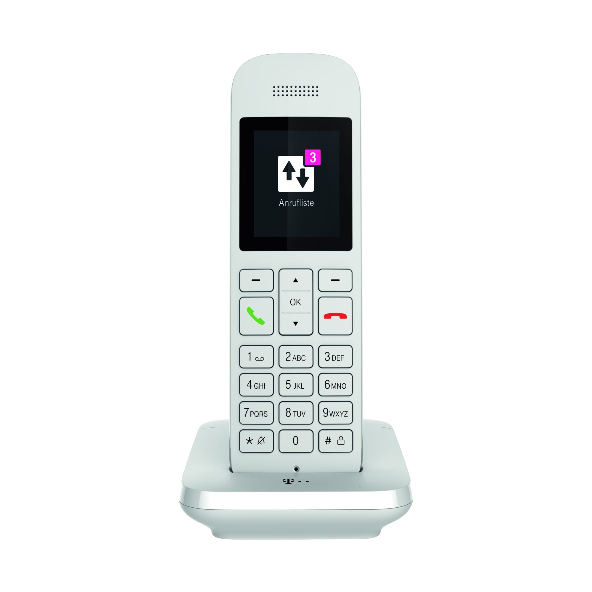 Telekom Sinus 12 trådlös IP/DECT-telefon – vit