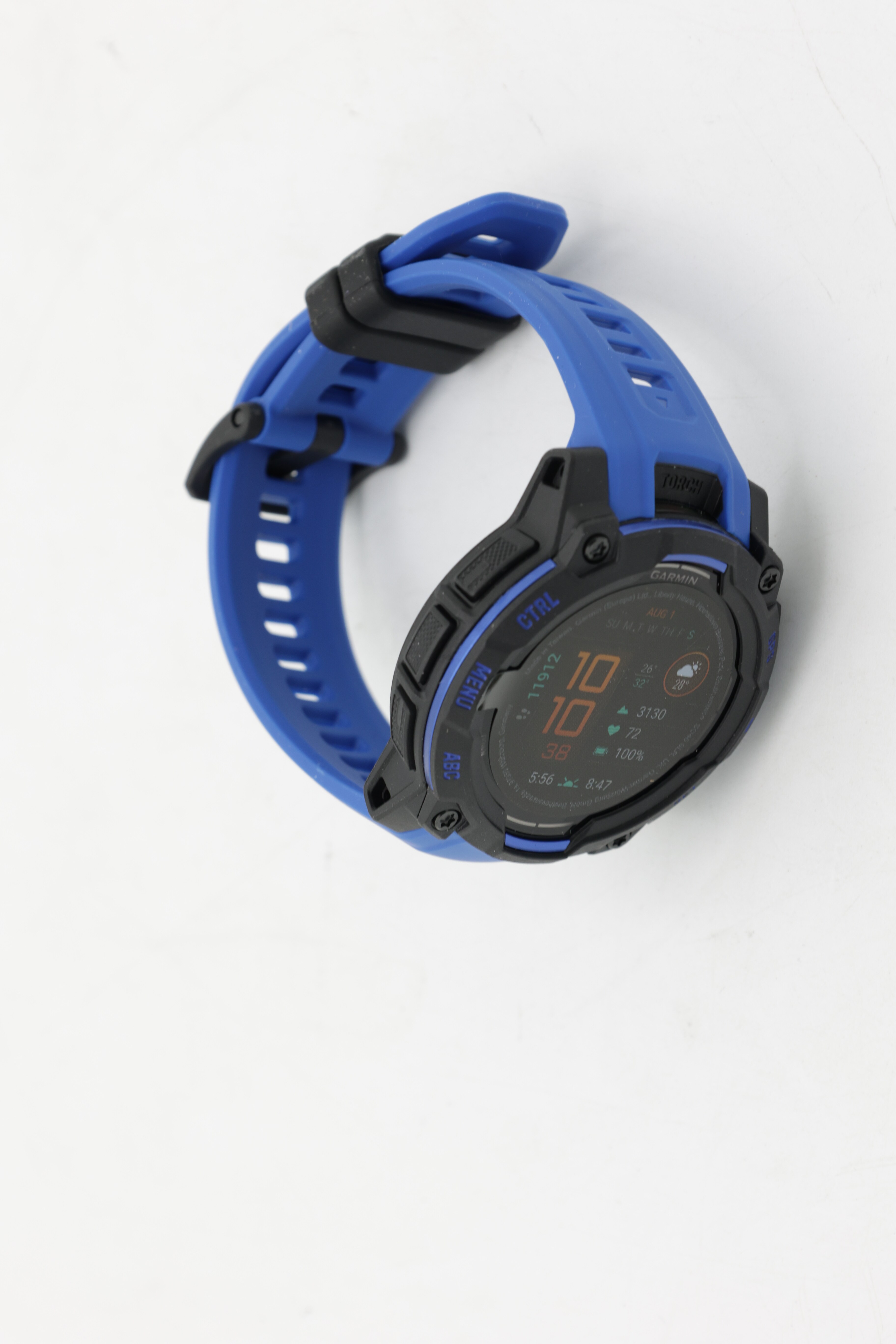 Garmin Instinct 3 AMOLED 50 mm svart/blå