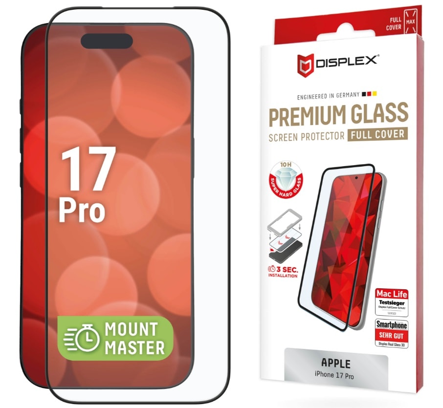 DISPLEX Premium Glass MM till Apple iPhone 17 Pro