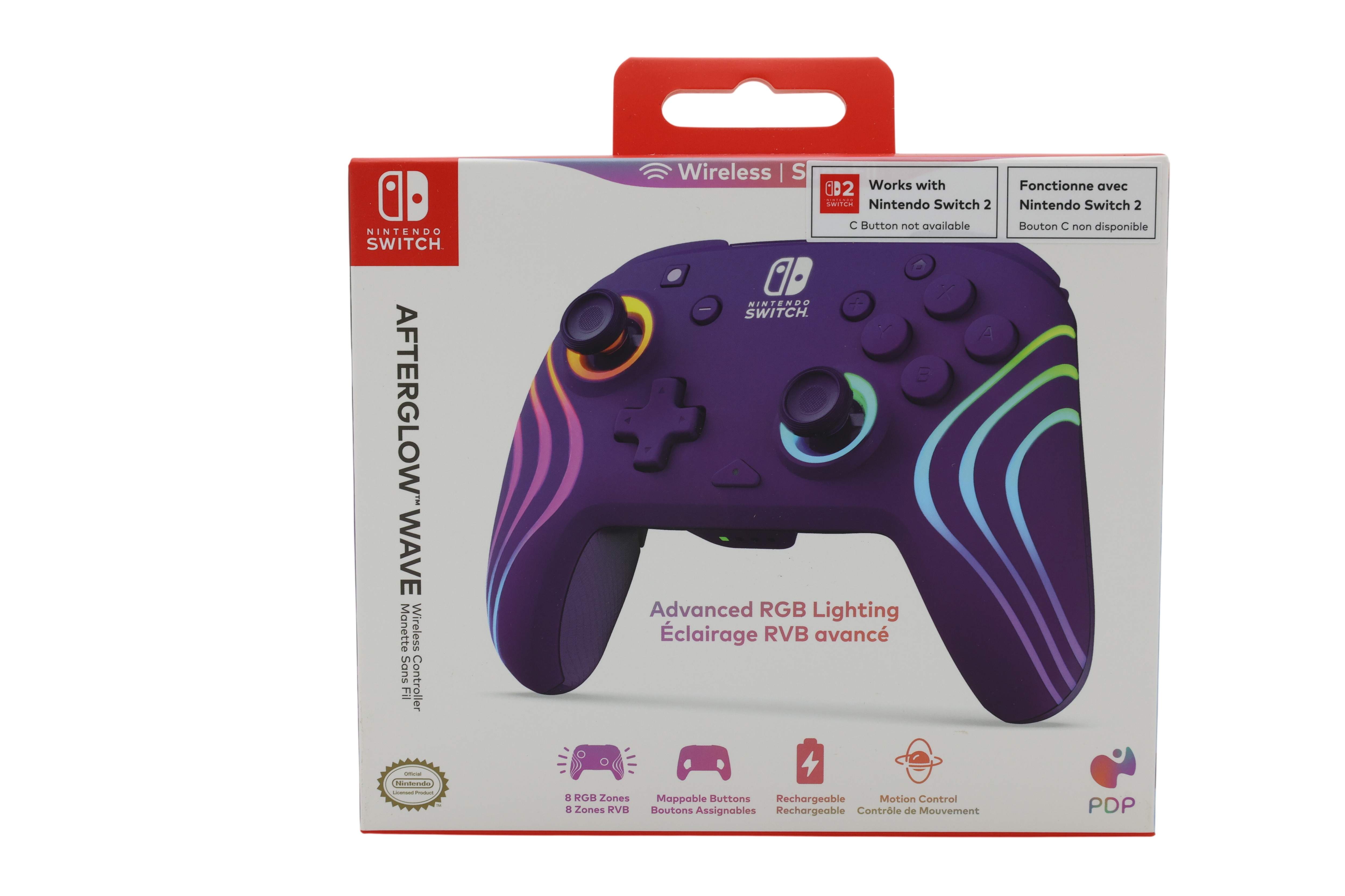 PDP Nintendo Switch Afterglow Wave trådlös handkontroll
