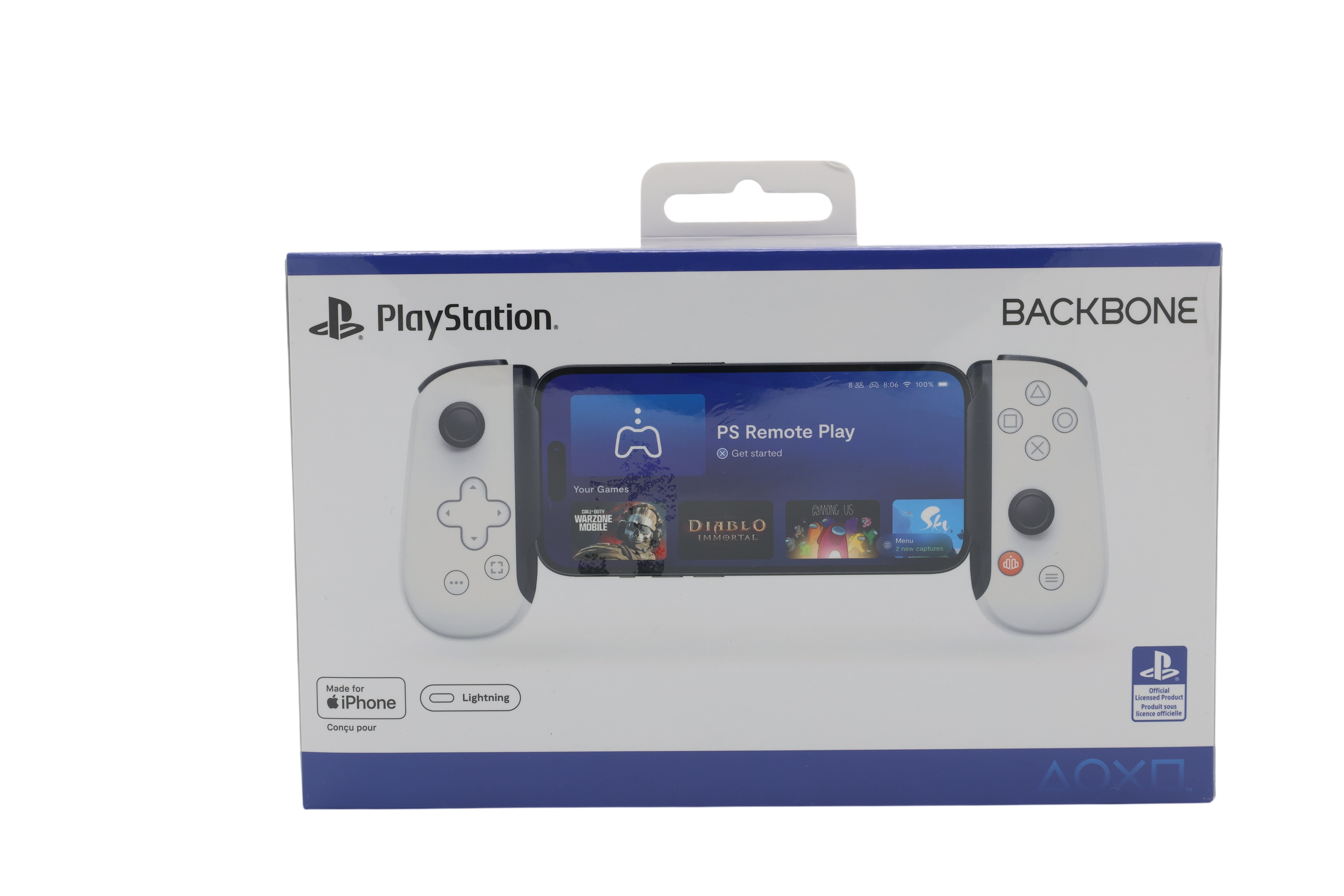 Backbone One iPhone-kontroller PlayStation Edition (2:a generationen)