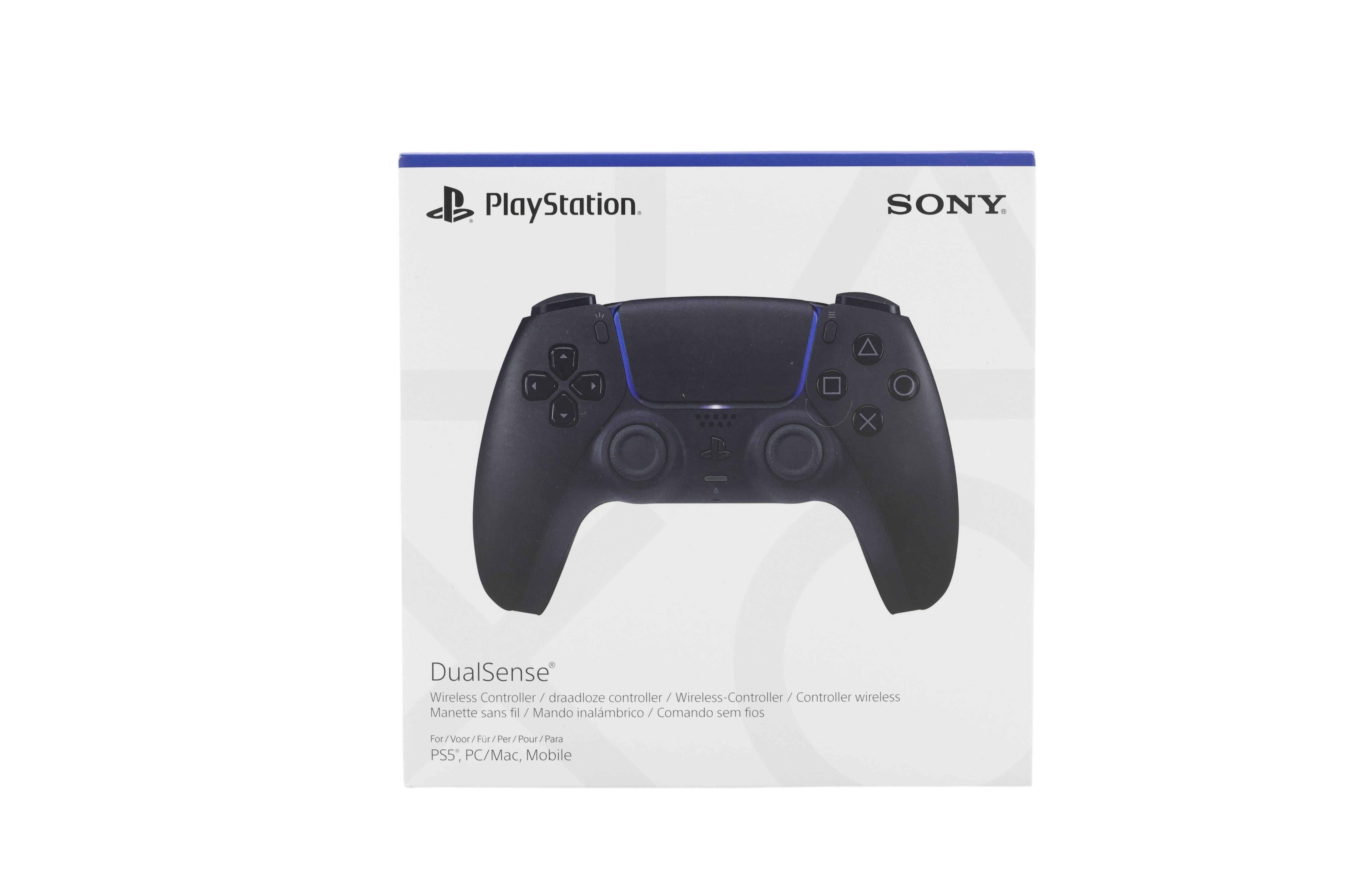 Sony PlayStation 5 (PS5) DualSense trådlös handkontroll, Midnight Black