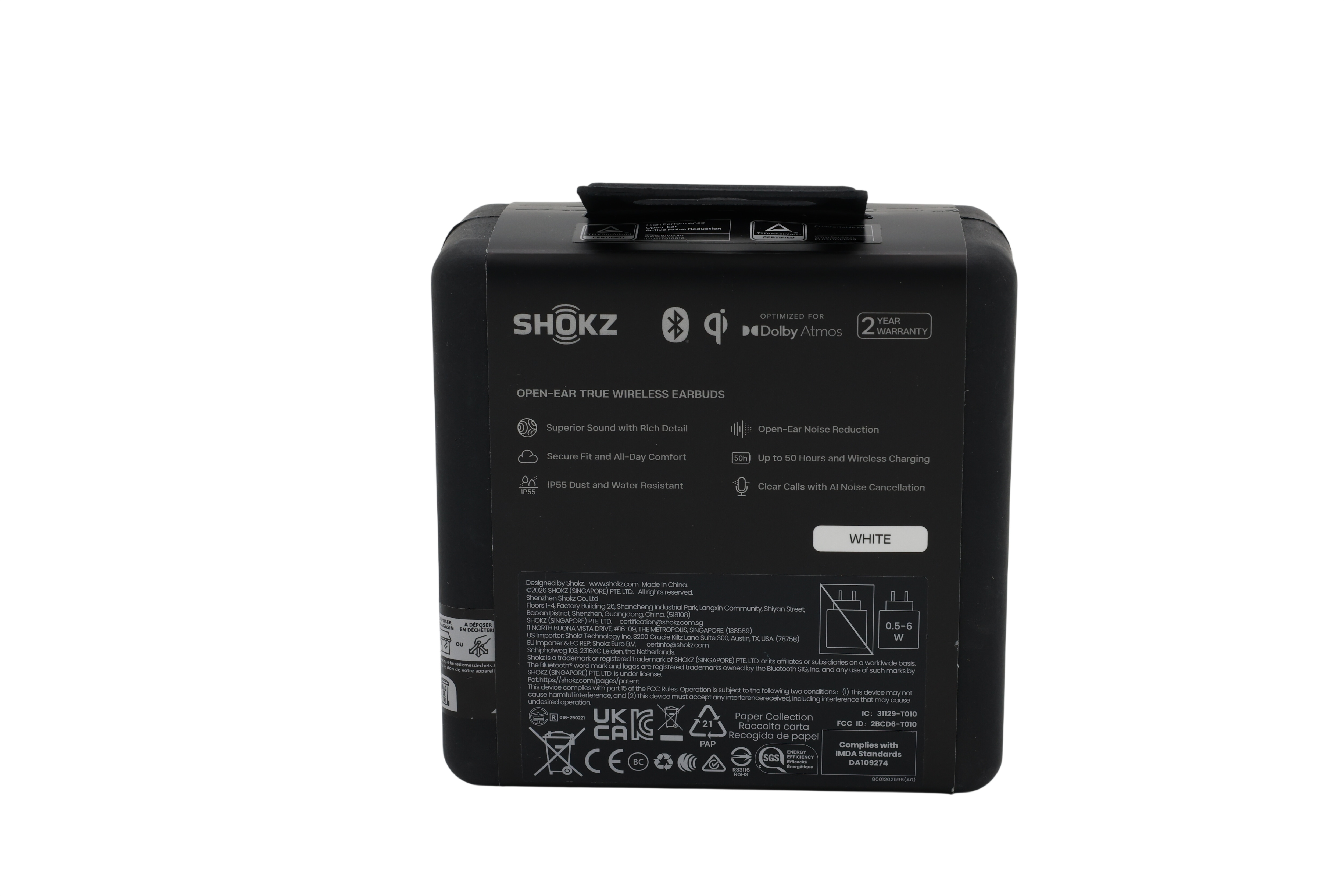 Shokz OpenFit Pro hvid