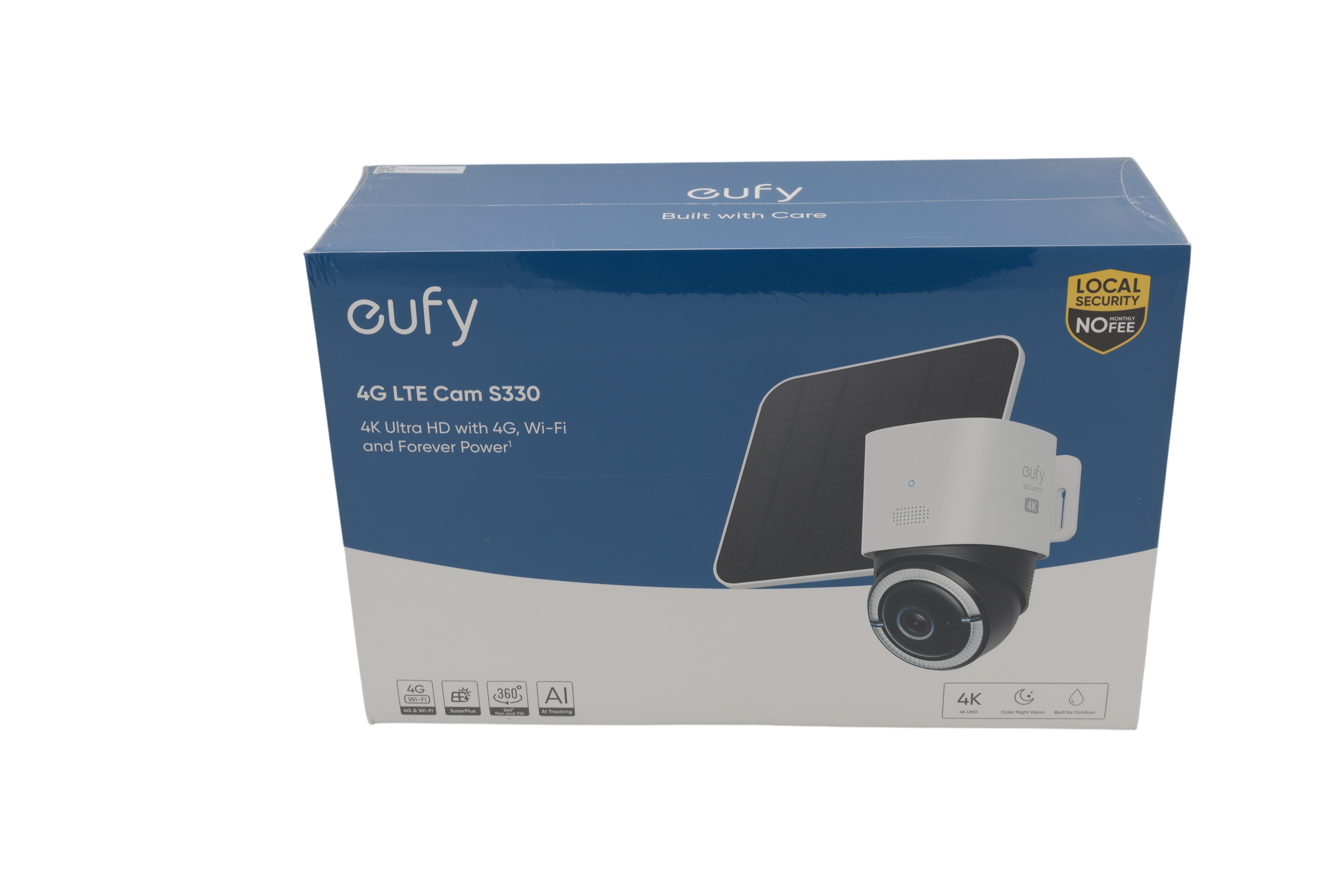 Anker Eufy 4G LTE S330 Outdoor Camera With Solar Panel T86p2321 white