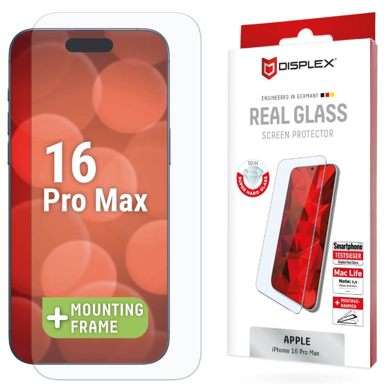 DISPLEX Real Glass iPhone 16 Pro Max