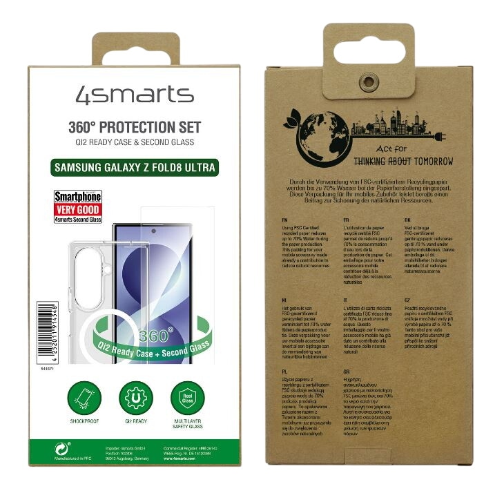 4smarts 360 Protection Set für Samsung Galaxy Z Fold8 Ultra