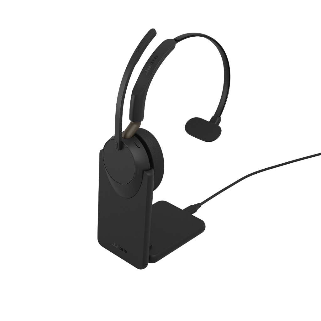 Jabra Evolve3 65 UC Mono black mit Link 390c u. Ladestation