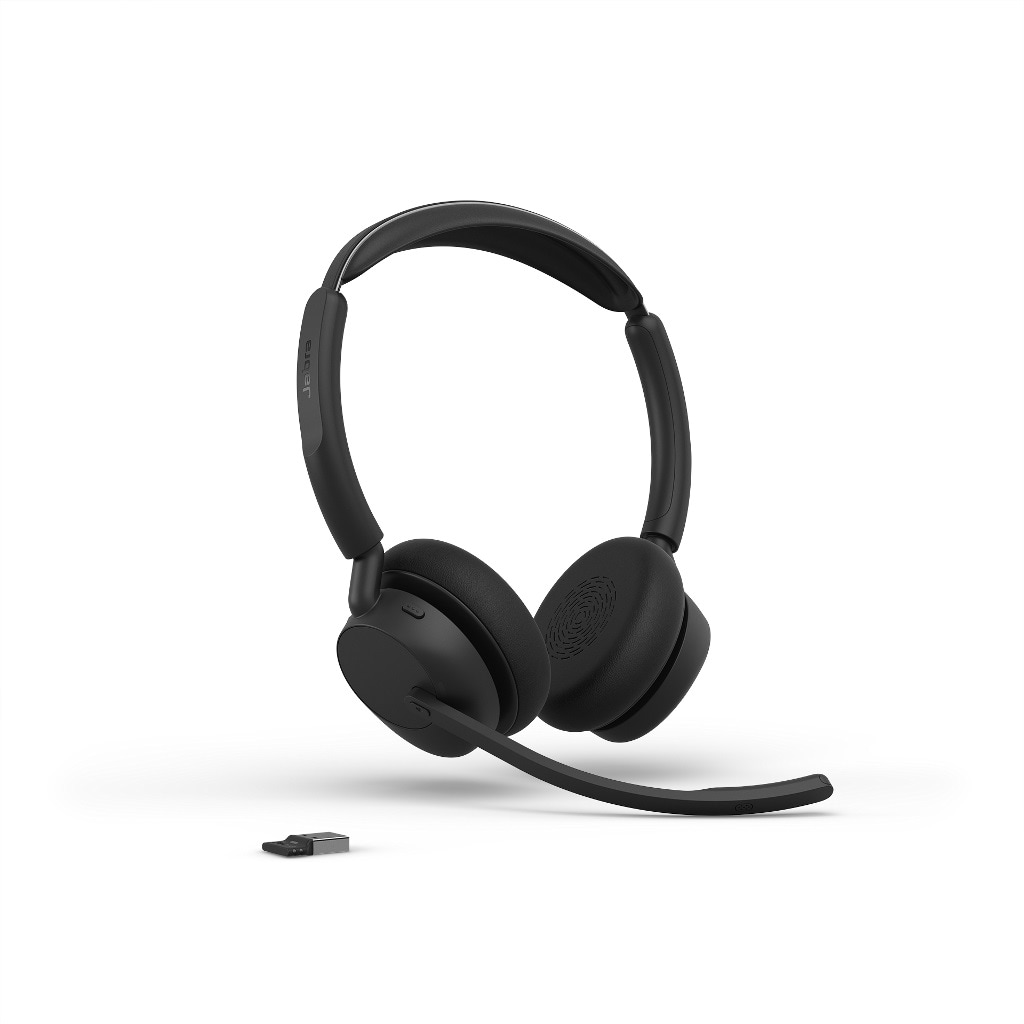 Jabra Evolve3 45 UC Stereo black mit Link 390a