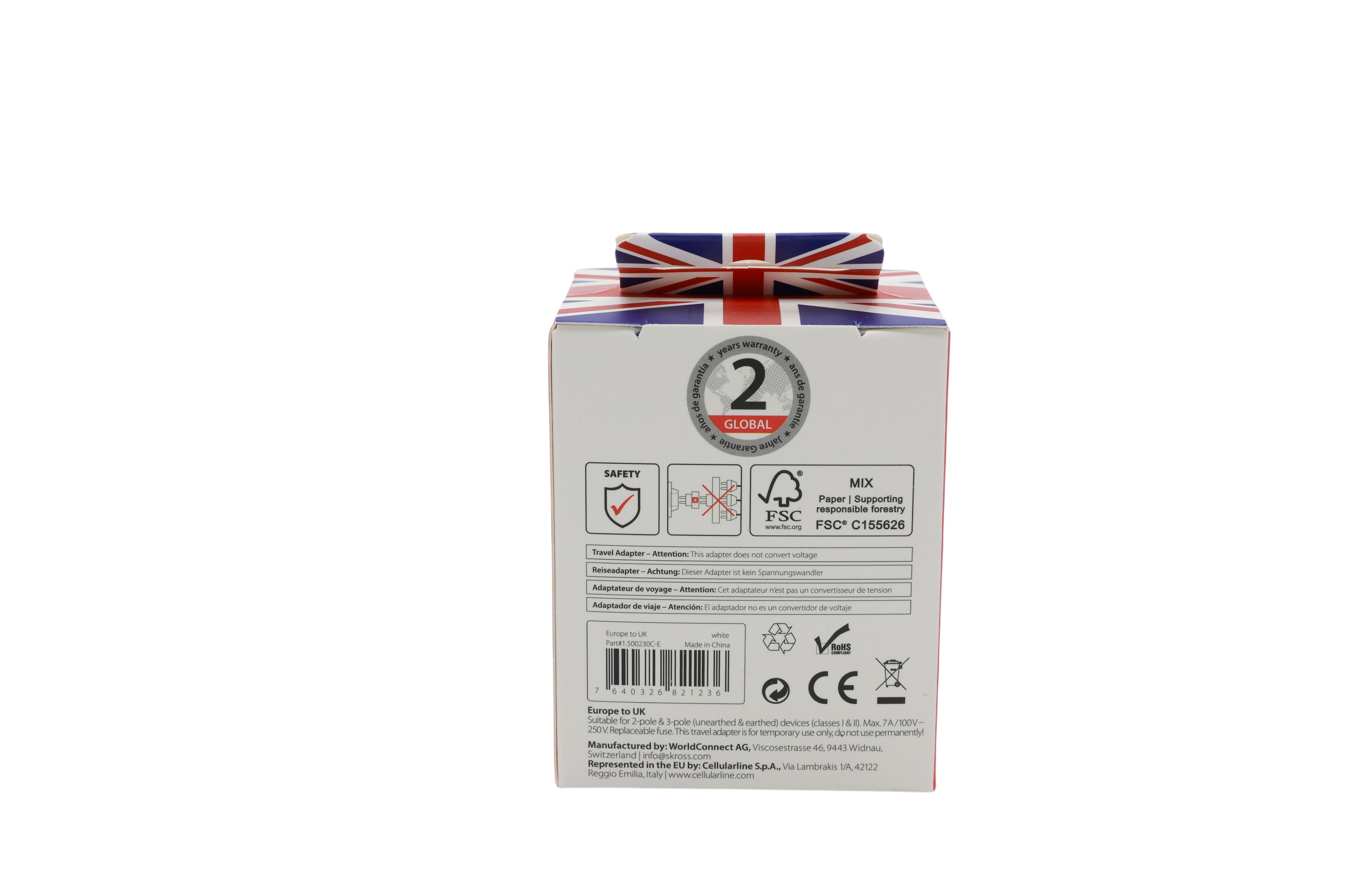 Skross Europe to UK White, Retail
