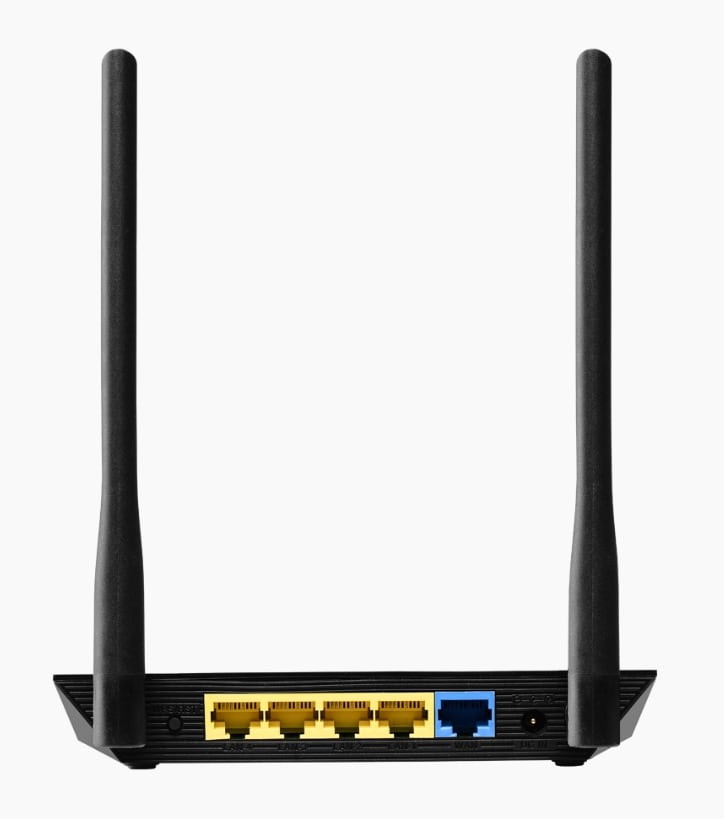Edimax BR-6428NS V5 N300 4-i-1 Wi-Fi-router, åtkomstpunkt, räckviddsförstärkare och WISP
