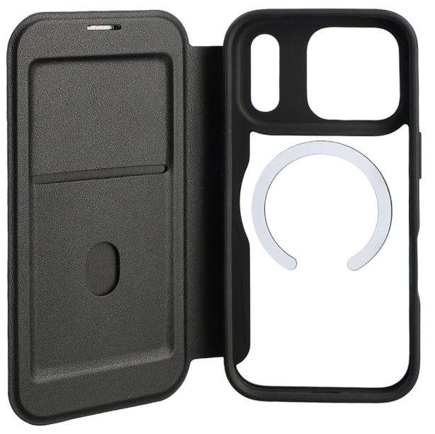 4smarts Urban Pro flipcase för Apple iPhone 18 Pro / 17 Pro, svart