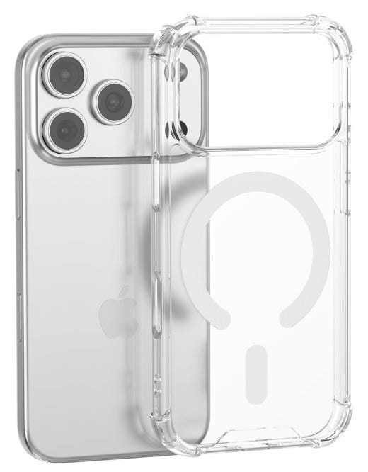 4smarts Hybrid Case Ibiza för Apple iPhone 18 Pro / 17 Pro, transparent