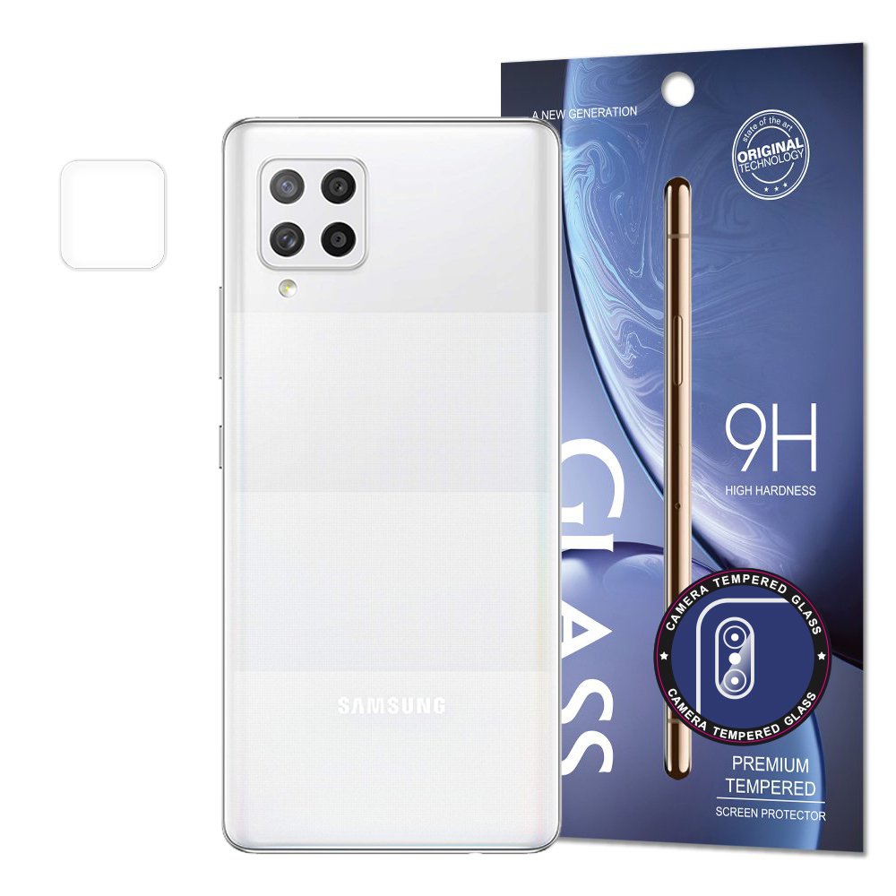 Kamera Härdat glas super hållbart 9H glasskydd Samsung Galaxy A42 5G (förpackning - kuvert)