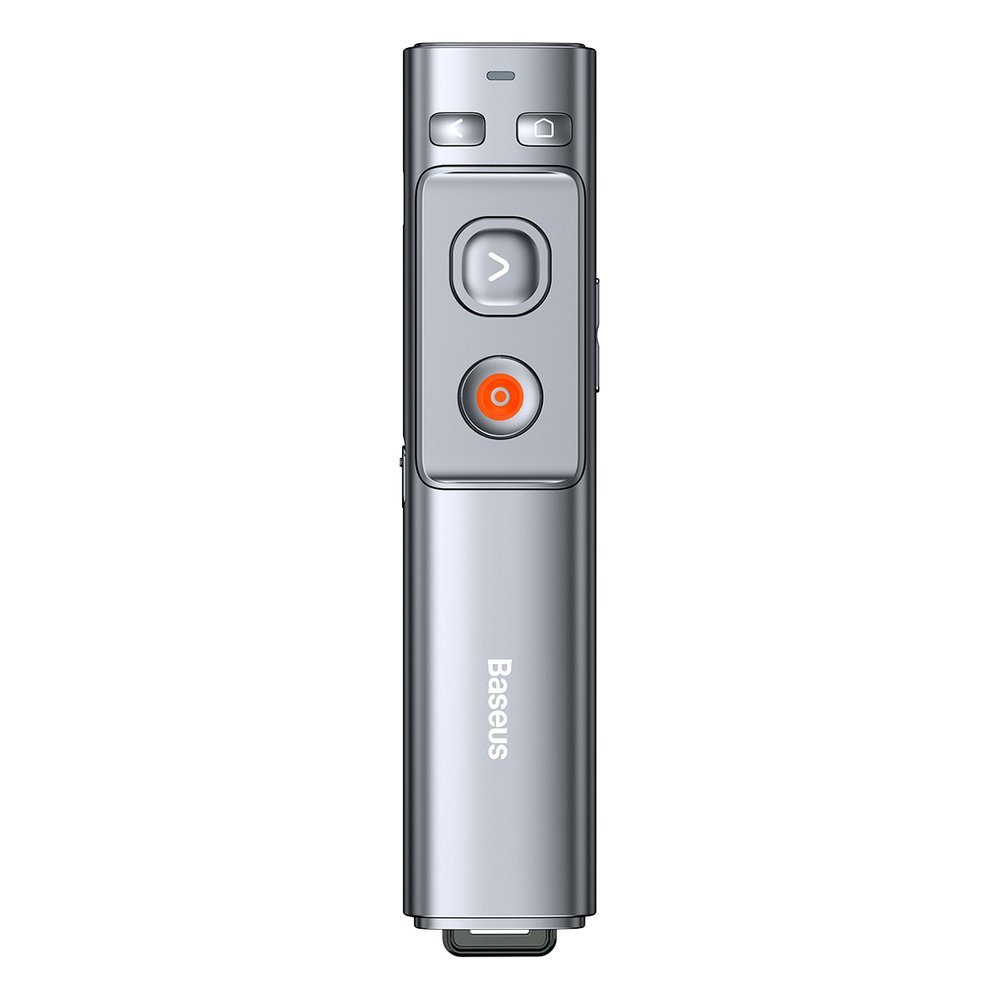 Baseus Orange Dot trådlös presentationslaserpekare - grå (med batteri)