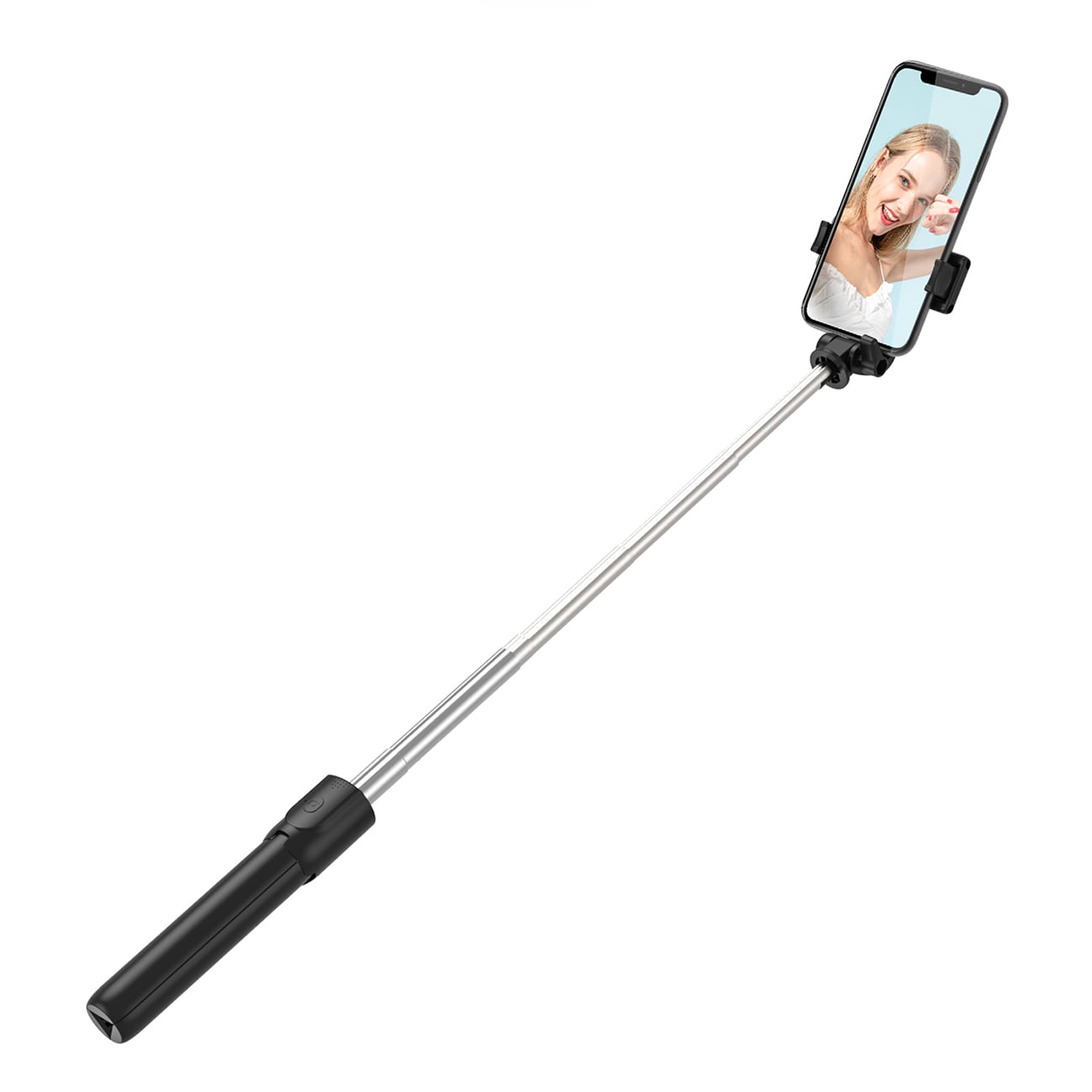 Selfie stick WRY1S teleskopiskt stativ 0,7 m för telefon - svart