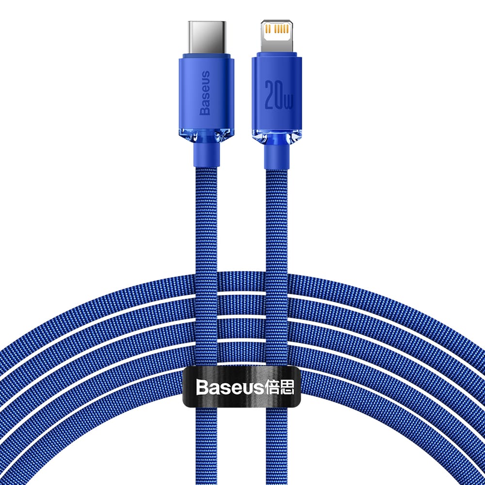 Baseus CAJY000303 Lightning - USB-C PD-kabel 20W 480Mb/s 2m - blå