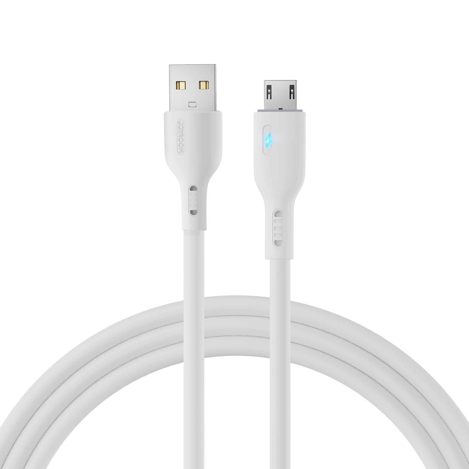 Joyroom Premium Series A13 USB-A / micro USB 2,4A 2m kabel - vit