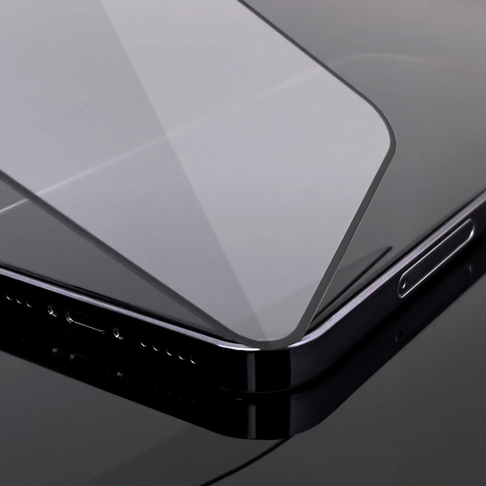 Wozinsky Härdat glas Full Glue Super Tough skärmskydd Case Friendly för Samsung Galaxy A22 4G svart